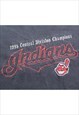 VINTAGE LEE MLB 90S CLEVELAND INDIANS NAVY TSHIRT WOMENS