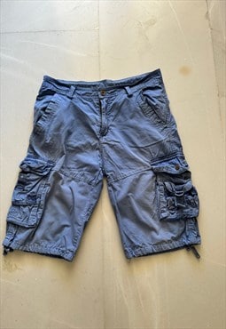 Vintage Blue Cargo shorts. Size 31