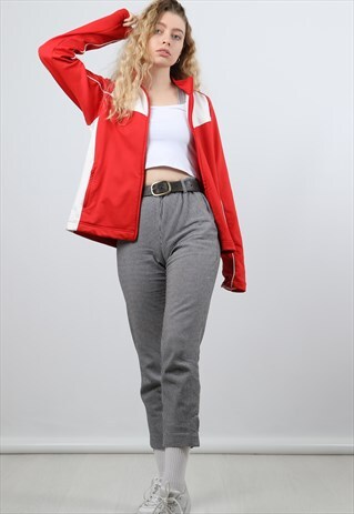 VINTAGE NIKE MEDIUM RED TRACK JACKET