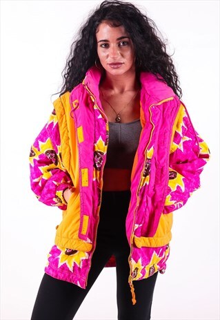 PATTERNED PUFFER JACKET J3535