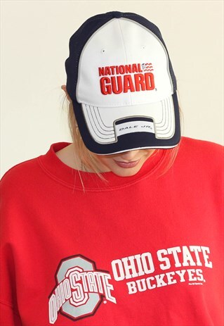 NATIONAL GUARD EMBROIDERED AMERICAN RACING HAT