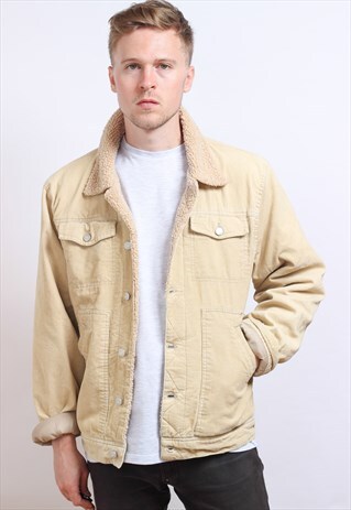 Vintage Fleece Lined Corduroy Jacket | 619 Vintage | ASOS Marketplace