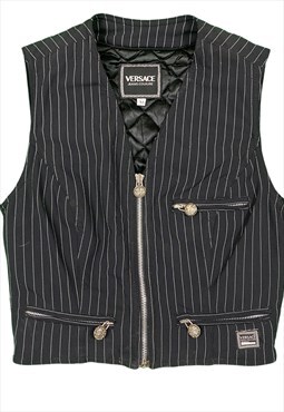 Versace padded sleeveless jacket