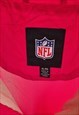 MEN'S NFL SAN FRANCISCO 49ERS 1/4 ZIP WINDBREAKER SIZE XL