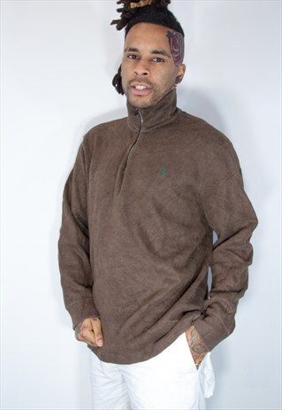 RALPH LAUREN 1/4 ZIP SWEATSHIRT