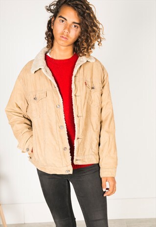 VINTAGE 80S LEVIS WINTER SHEEPSKIN JACKET / R1201C206
