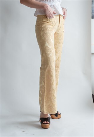 VINTAGE 00S FLARE ORIENTAL STYLE TROUSERS