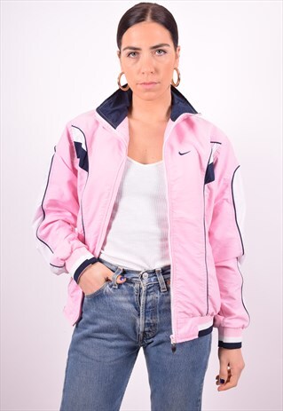 NIKE WOMENS VINTAGE JACKET XL PINK 90'S
