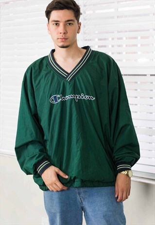 VINTAGE CHAMPION SWEATSHIRT LOGO 90S XL 22.4