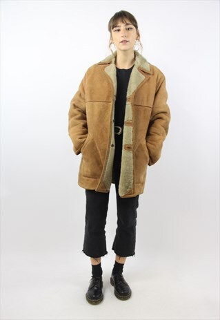 VINTAGE SHEEPSKIN SUEDE JACKET