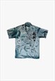 Vintage 1990s Chinese Dragon All Over Print Shirt