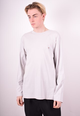 CHAMPION MENS VINTAGE TOP LONG SLEEVE XL GREY 90'S