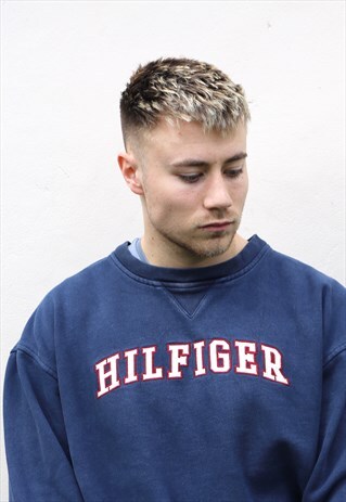 NAVY TOMMY HILFIGER SWEATSHIRT