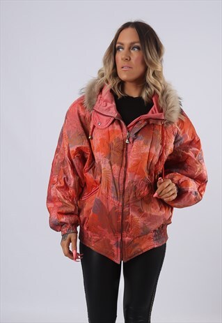 SKI JACKET SNOW SPORTS OVERSIZED HOODED UK 14 (FM4K)