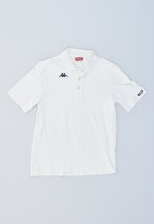VINTAGE 90'S KAPPA POLO SHIRT WHITE