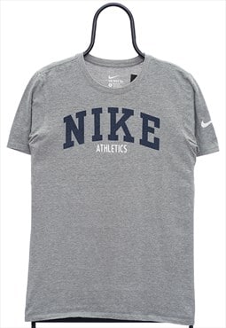 Vintage Nike Spellout Grey TShirt Mens