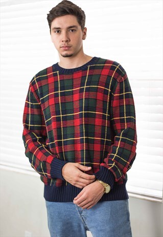 VINTAGE POLO RALPH LAUREN JUMPER 90S XL 23.5