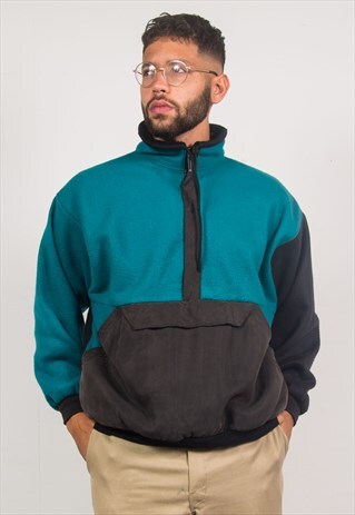 1/4 ZIP FLEECE 90'S VINTAGE