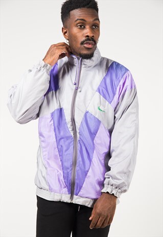 VINTAGE 80S USA NIKE SHELL SPORT JACKET / S1190
