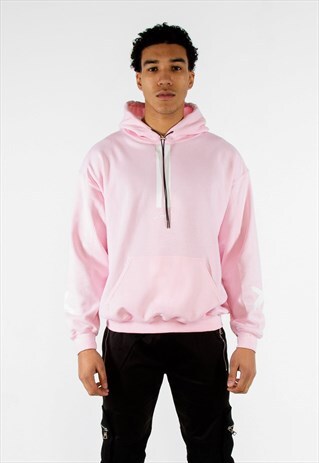 LOUD PASTEL PINK OVERSIZED HOODIE