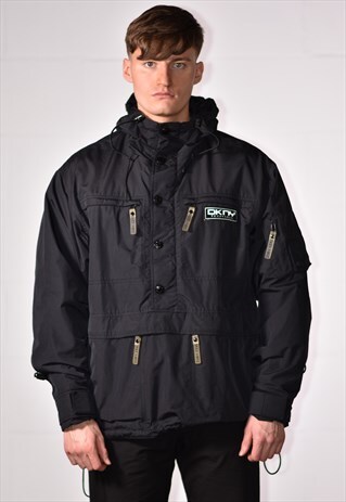90S DKNY TECH USA PULLOVER JACKET