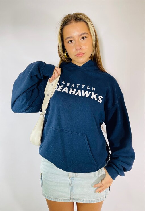 Online Vintage Store  14' NFC Champions Seattle Seahawks Hoodie