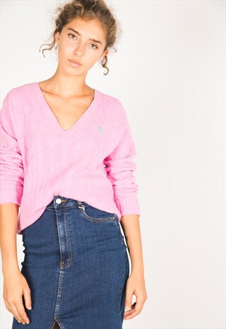 VINTAGE 80S POLO RALPH LAUREN JUMPER / R4224/C506