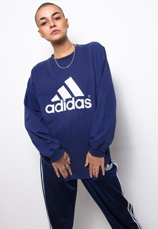 VINTAGE 90S ADIDAS BIG LOGO SWEATSHIRT ID:3318