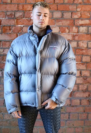 RARE GREY / SILVER POLO SPORT RALPH LAUREN PUFFER JACKET