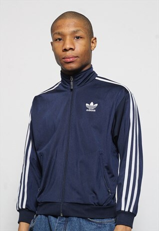 VINTAGE ADIDAS ORIGINALS TRACK JACKET BLUE