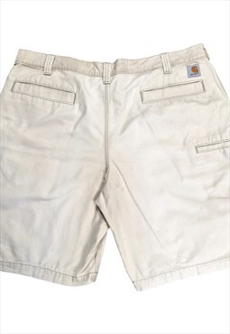  Men's Carhartt Cargo Shorts in Beige Size W40