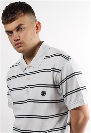 timberland white polo shirt