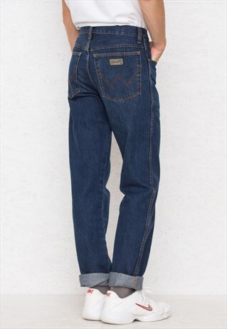 VINTAGE RETRO BLUE WRANGLER DENIM JEANS