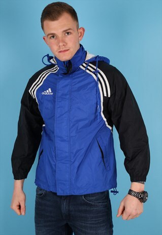 VINTAGE ADIDAS WINDBREAKER JACKET IN MULTI NJ726