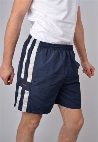 VINTAGE ELLESSE SHORTS IN NAVY BLUE 90'S