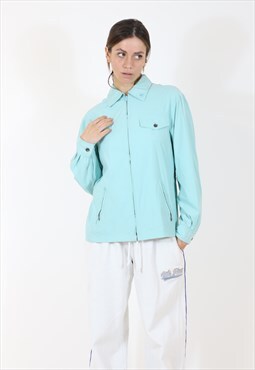 Polo Ralph Lauren 90's bomber jacket in a baby blue