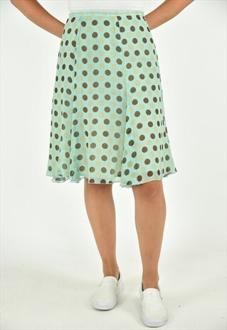 VINTAGE 80'S WORTHINGTON GREEN SKIRT SIZE 10