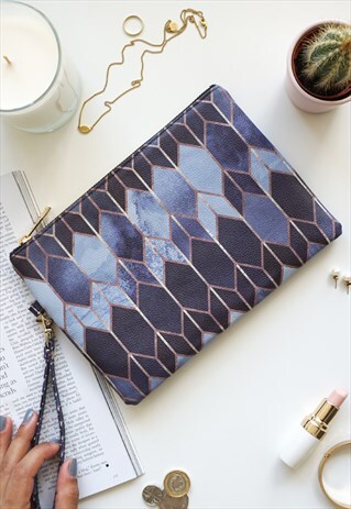 STAINED GLASS POUCH / MAKE UP / ACCESSORY / CLUTCH BAG