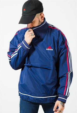 VINTAGE 90S 1/4 ZIP ADIDAS JACKET / S2241