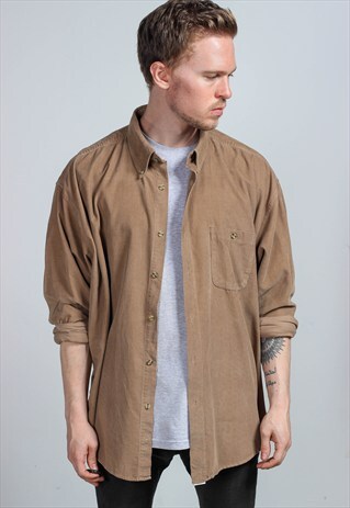 VINTAGE OVERSIZED CORDUROY SHIRT