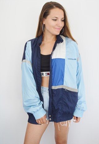 80S ADIDAS VINTAGE SHELL FESTIVAL JACKET