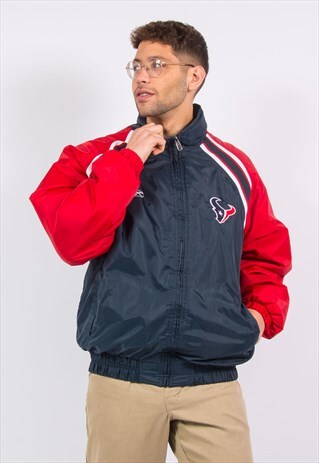 VINTAGE REEBOK HOUSTON TEXANS PADDED JACKET NFL COAT
