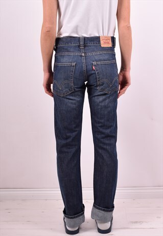 LEVI'S WOMENS VINTAGE JEANS W28 L32 BLUE 90'S