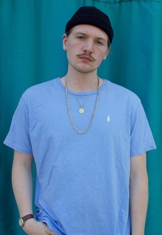 VINTAGE BLUE RALPH LAUREN T SHIRT