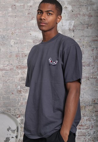 VINTAGE NO FEAR LOGO T-SHIRT BLUE