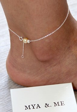 Ari Anklet 925 Sterling Silver in Gold