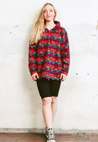 VINTAGE 90S AZTEC FLEECE SWEATER