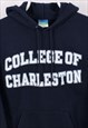 CHAMPION HOODIE / JUMPER IN NAVY COLOUR, COLLEGE, VINTAGE.