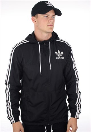 VINTAGE ADIDAS ORIGINALS LIGHTWEIGHT WINDBREAKER JACKET