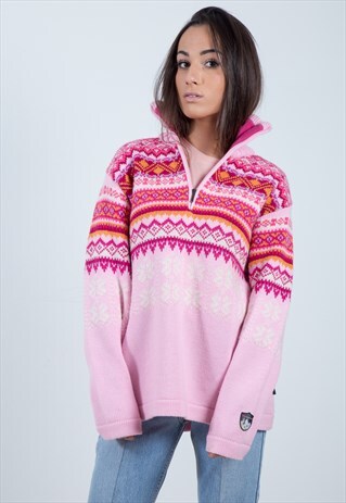 VINTAGE 80S CLASSIC KNITWEAR JUMPER / S0481
